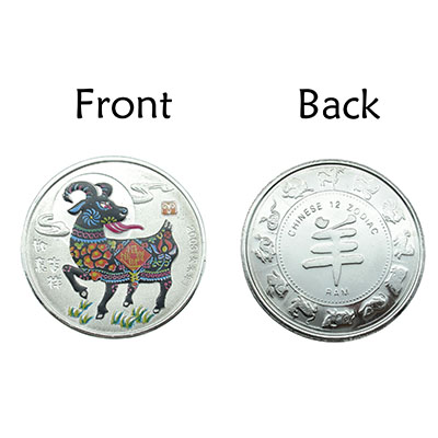 Mint Coin in Mirror effect background(031)