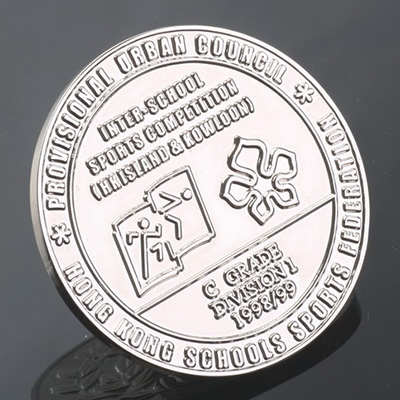 Custom 3D Challenge Coin in Nickel Finishing(039)