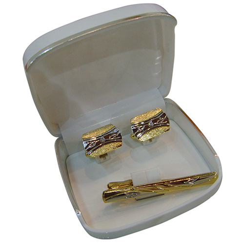 Cufflinks & Tie Clip as set(010)