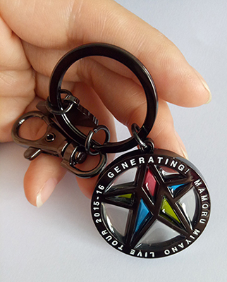 Custom Keychain in Transparent Enamel(026)