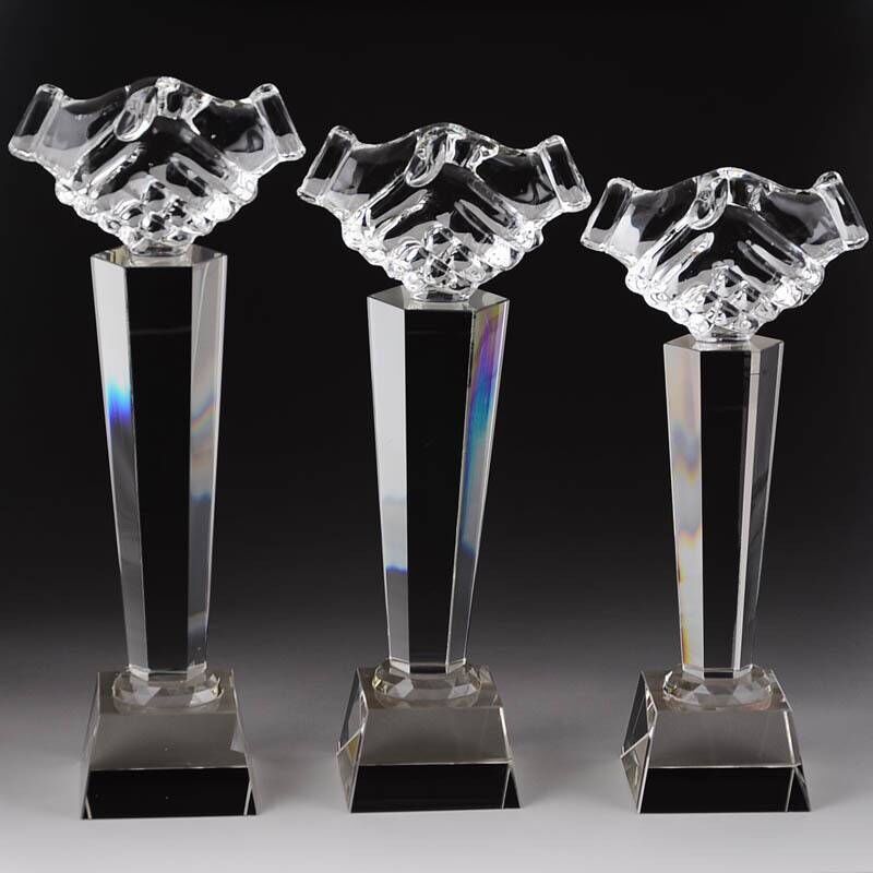 Crystal trophy(stock or custom)(009)