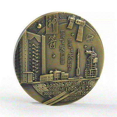 Custom Challenge Coin in 3D engraving(011)